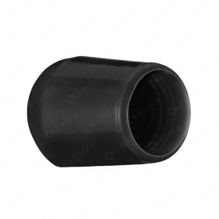 Tappo di chiusura nero 27 mm per proteggere e decorare superfici