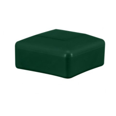 Cappucci per palo quadrato 15x15 mm Verde 10 pezzi