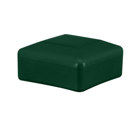 Cappucci per palo quadrato 18x18 mm Verde 10 pezzi