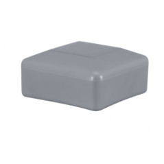 Cappucci per palo quadrato 18x18 mm Grigio 10 pezzi