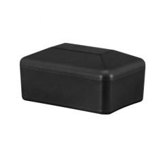 Cappucci per palo rettangolare 18x30 mm Nero 10 pezzi