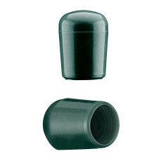Tappo di chiusura verde 6 mm per tubi e profili