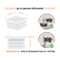 Tappo quadrato con lamelle 20x20 mm Bianco 10 pezzi Tappo di chiusura in plastica colore Bianco per tubi quadrati nella misura di 20x20 mm con dimensioni tecniche e istruzioni per la misurazione corretta.