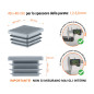 Tappo quadrato con lamelle 40x40 mm Grigio 10 pezzi Tappo di chiusura in plastica colore Grigio per tubi quadrati nella misura di 40x40 mm con dimensioni tecniche e istruzioni per la misurazione corretta.