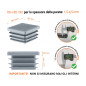Tappo quadrato con lamelle 80x80 mm Grigio Tappo di chiusura in plastica colore Grigio per tubi quadrati nella misura di 80x80 mm con dimensioni tecniche e istruzioni per la misurazione corretta.