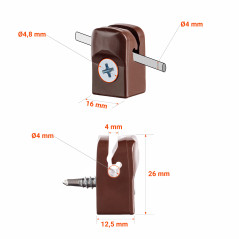 Supporto per filo tensionatore con vite con garanzia di 10 anni!