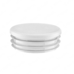 Tappi con lamelle rotondi 1 1/4"Bianco 10 pezzi