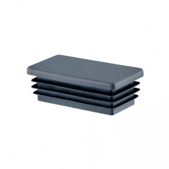 Tappi rettangolari color antracite 30x60 mm