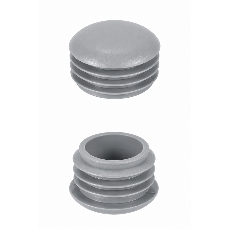 Tappo bombato per tubi tondi 40 mm Grigio
