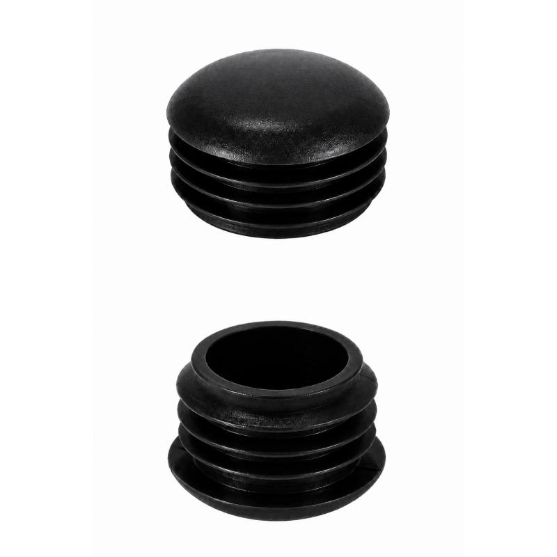 Tappo bombato per tubi tondi 30 mm Nero Tappo bombato per tubi tondi 30 mm Nero
