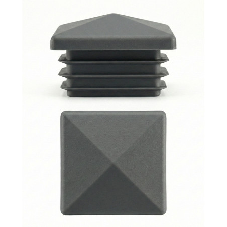 Tappo piramidale per tubi quadri in PE 20x20 Antracite Tappo piramidale per tubi quadri in PE 20x20 EMFA GmbH