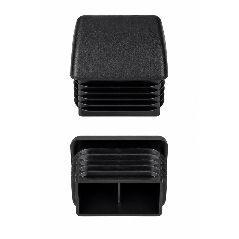 Tappo quadrato inclinato 15x20 mm Nero Tappo quadrato inclinato 15x20 mm Nero