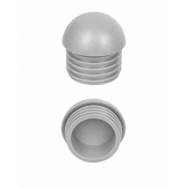 Tappo semisferico per tubi tondi 48,3 mm Grigio
