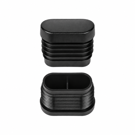 Tappo lamellare ovale inclinato 20x38 mm Nero Tappo lamellare ovale inclinato 20x38 mm tappo lamellare ovale 20x38 EMFA GmbH