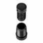 Tappo lamellare tondo inclinato 20 mm - H 14,5 mm Nero Tappo lamellare tondo inclinato 20 mm - H 14,5 mm tappo a lamelle inclinato 20 EMFA GmbH