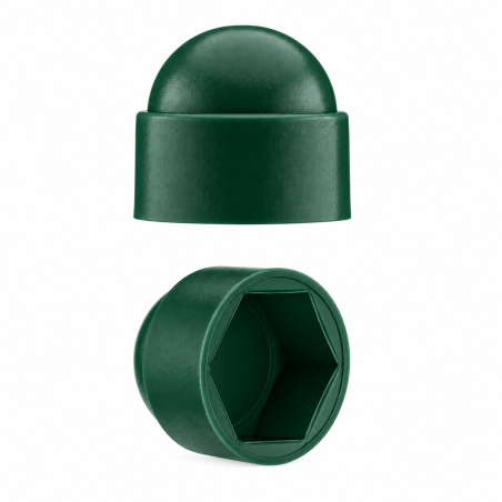 Cappuccio per dado a ghianda M8 chiave 13 colore Verde garanzia 10 anni!