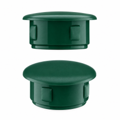 Tappo di plastica colore Verde, 13x10 mm - Garanzia di 10 anni!