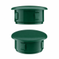 Tappo di plastica colore Verde, 13x10 mm - Garanzia di 10 anni!