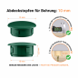 Tappo di plastica colore Verde, 13x10 mm - Garanzia di 10 anni!