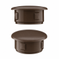 Tappo di plastica colore Marrone, 24x20 mm - Garanzia di 10 anni!