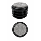 Tappo lamellare per tubo tondo con feltro 25 mm Nero Tappo lamellare per tubo tondo con feltro 25 mm tappo per tubo tondo 25 EMFA GmbH
