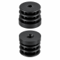 Inserto filettato per tubi tondi in PA 25 mm M8 Nero Inserto filettato per tubi tondi in PA 25 mm M8 boccola filettata per tubo 25 EMFA GmbH