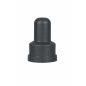 Copridado e coprivite allungato con sede per rondella in PE M12 H44 coprivite in polietilene M12 EMFA GmbH