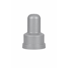 Copridado e coprivite allungato con sede per rondella in PE M24 H70 coprivite in polietilene M24 EMFA GmbH