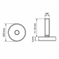 Piedino regolabile Ø30 M6x40 piede regolabile M6x40 EMFA GmbH