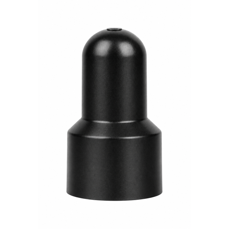 Copridado e coprivite allungato con sede per rondella in PE M20 H60 Nero