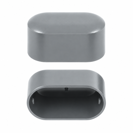 Tappo esterno per tubo ovale 20x38 mm copritubo EMFA GmbH