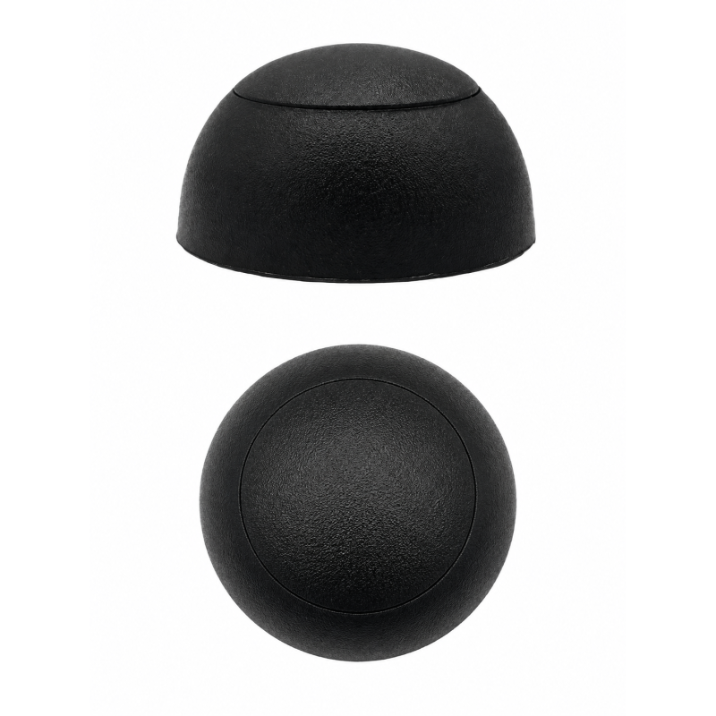 Coprivite sferico piatto per parchi giochi M10 Nero