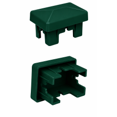 Tappo interno rettangolare per palo di recinzione 40x60 mm copripalo EMFA GmbH