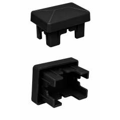 Tappo interno rettangolare per palo di recinzione 40x60 mm copripalo EMFA GmbH